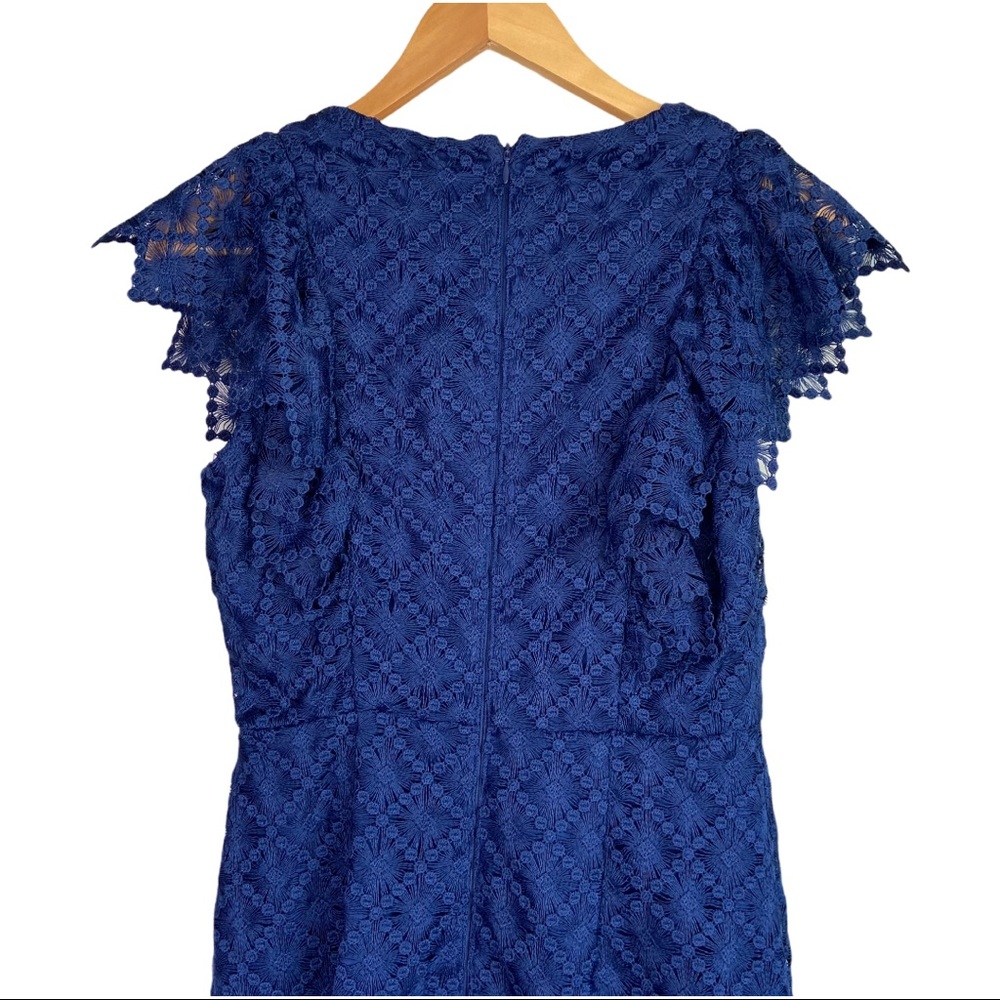 Antonio Melani Bella Navy Lace Midi Dress - Picture 7 of 10